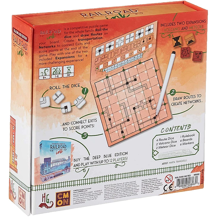 Railroad Ink: Blazing Red - Image 2