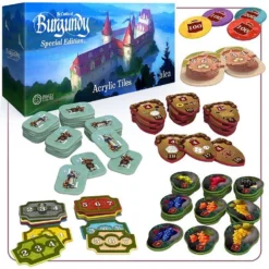 The Castles Of Burgundy:Special Edition Acrylic Upgraded Tokens