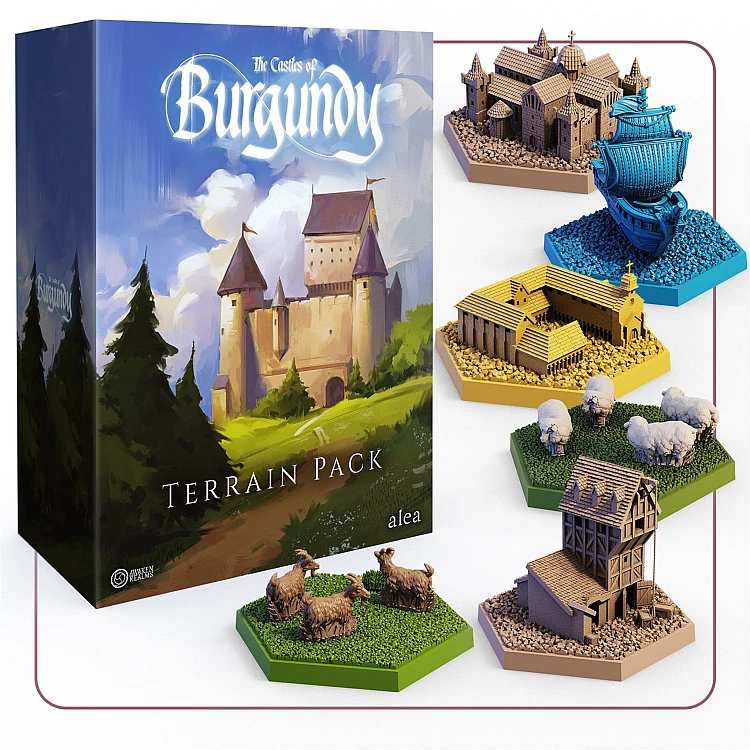 The Castles Of Burgundy: Special Edition – 3D Terrain Pack