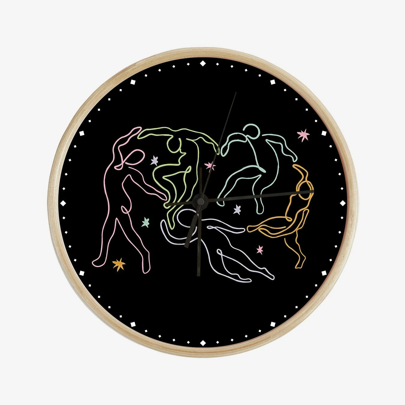 Night Dancers Dark Clock - Image 2