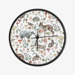 Woodland Animals Clock