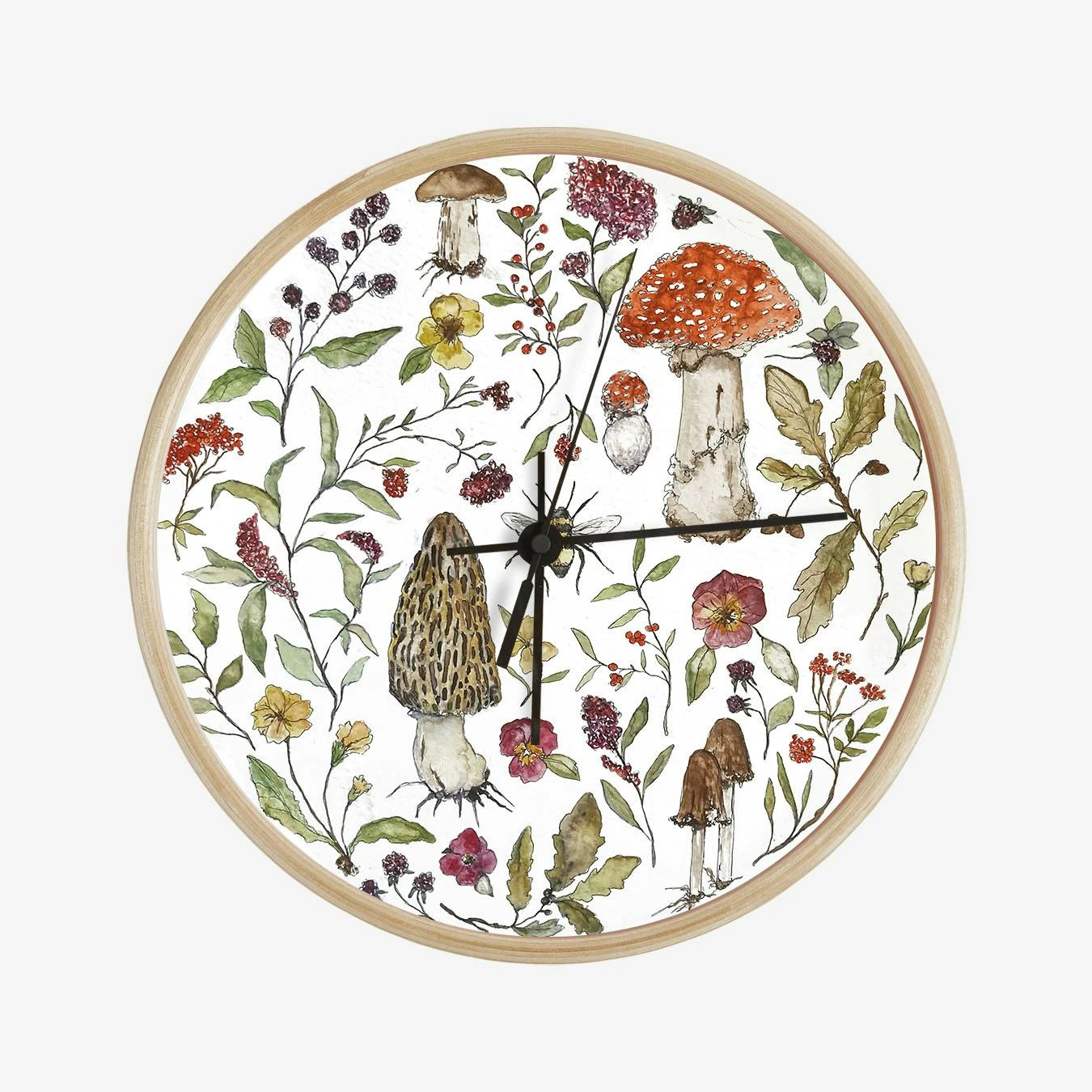 Mushroom And Bee Clock - Image 2