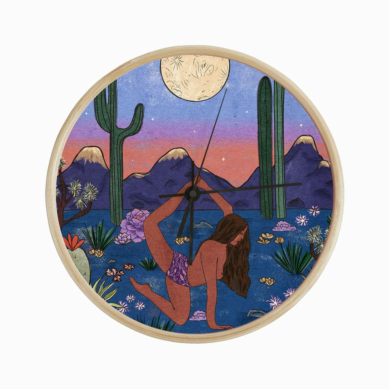 Desert Yoga Clock - Image 2