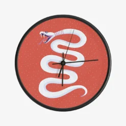 Red Snake Clock
