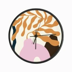 Abstract Shapes Clock