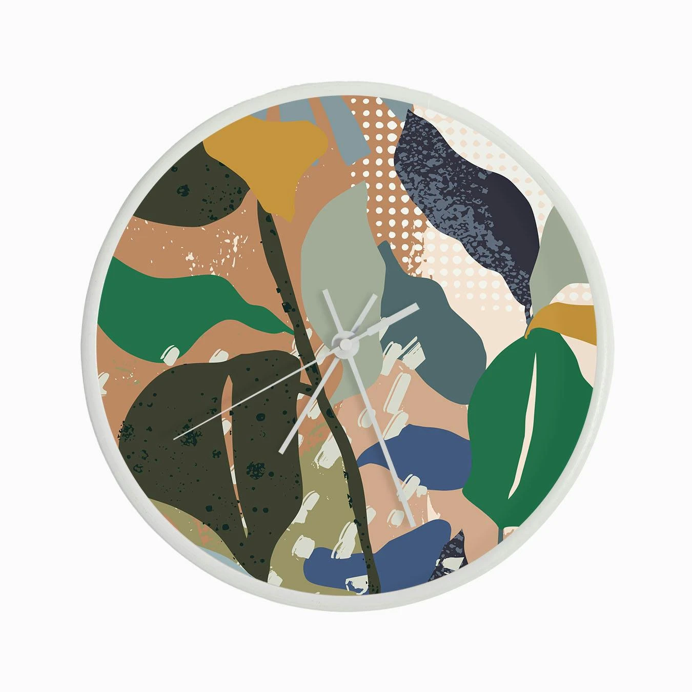 Abstract Autumn Branch Close Up Clock - Image 3