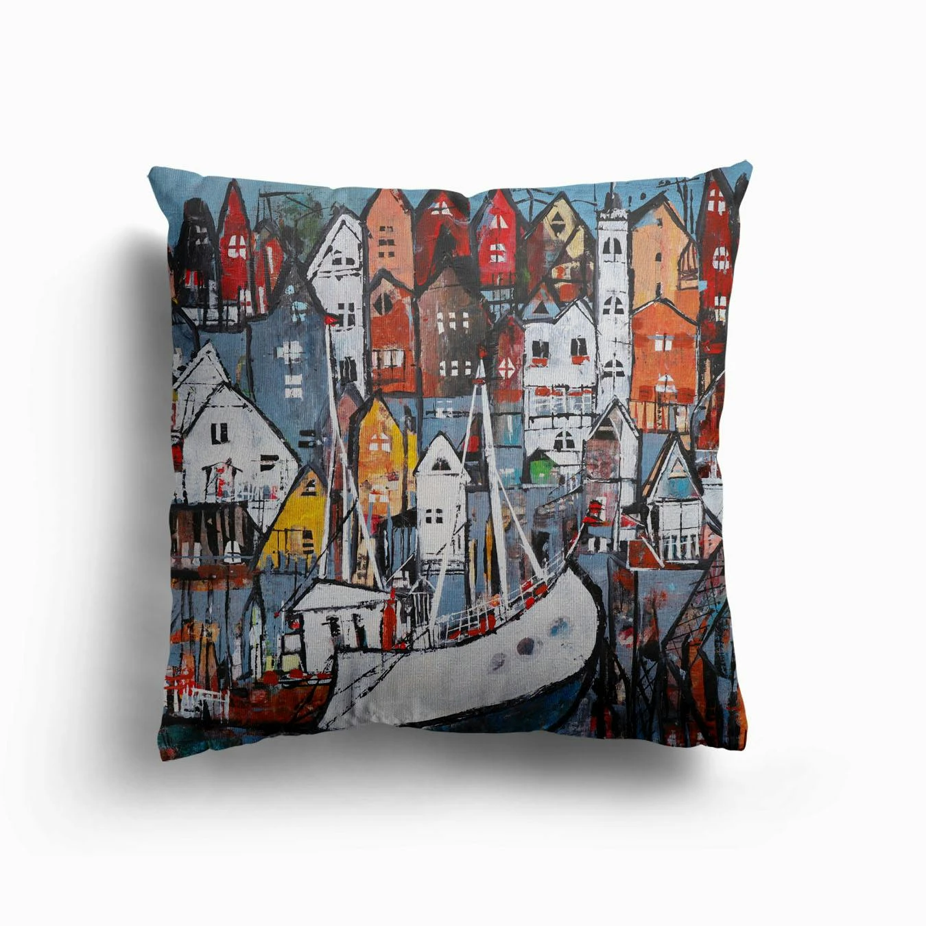 Am Hafen Canvas Cushion