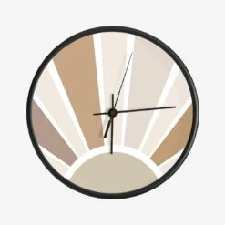 Retro Sun Clock