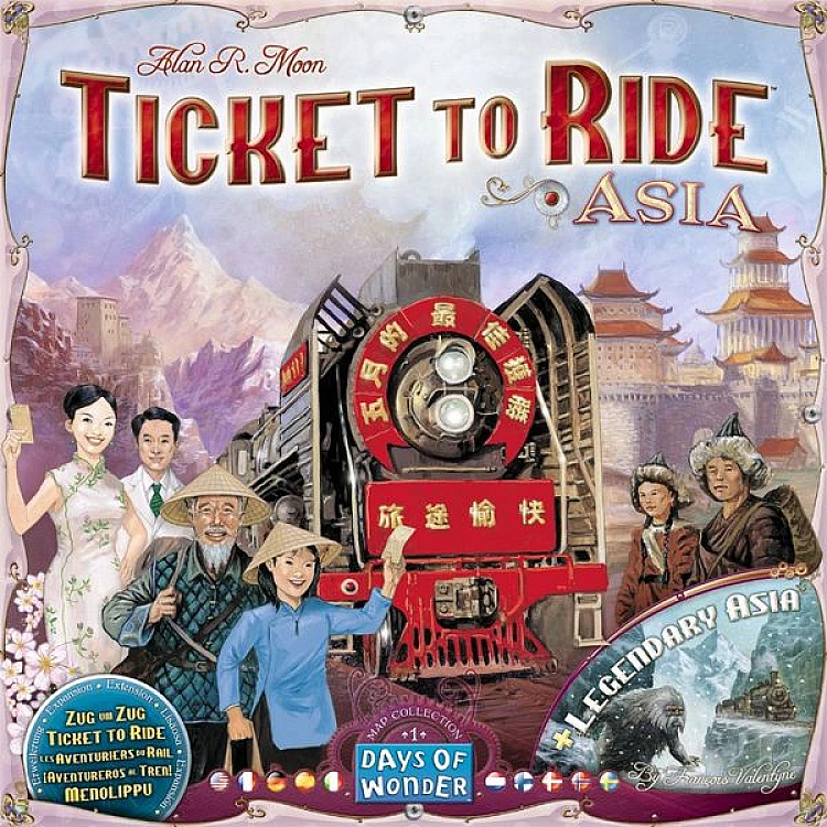 Days Of Wonder Ticket To Ride Vol 01 - Asia